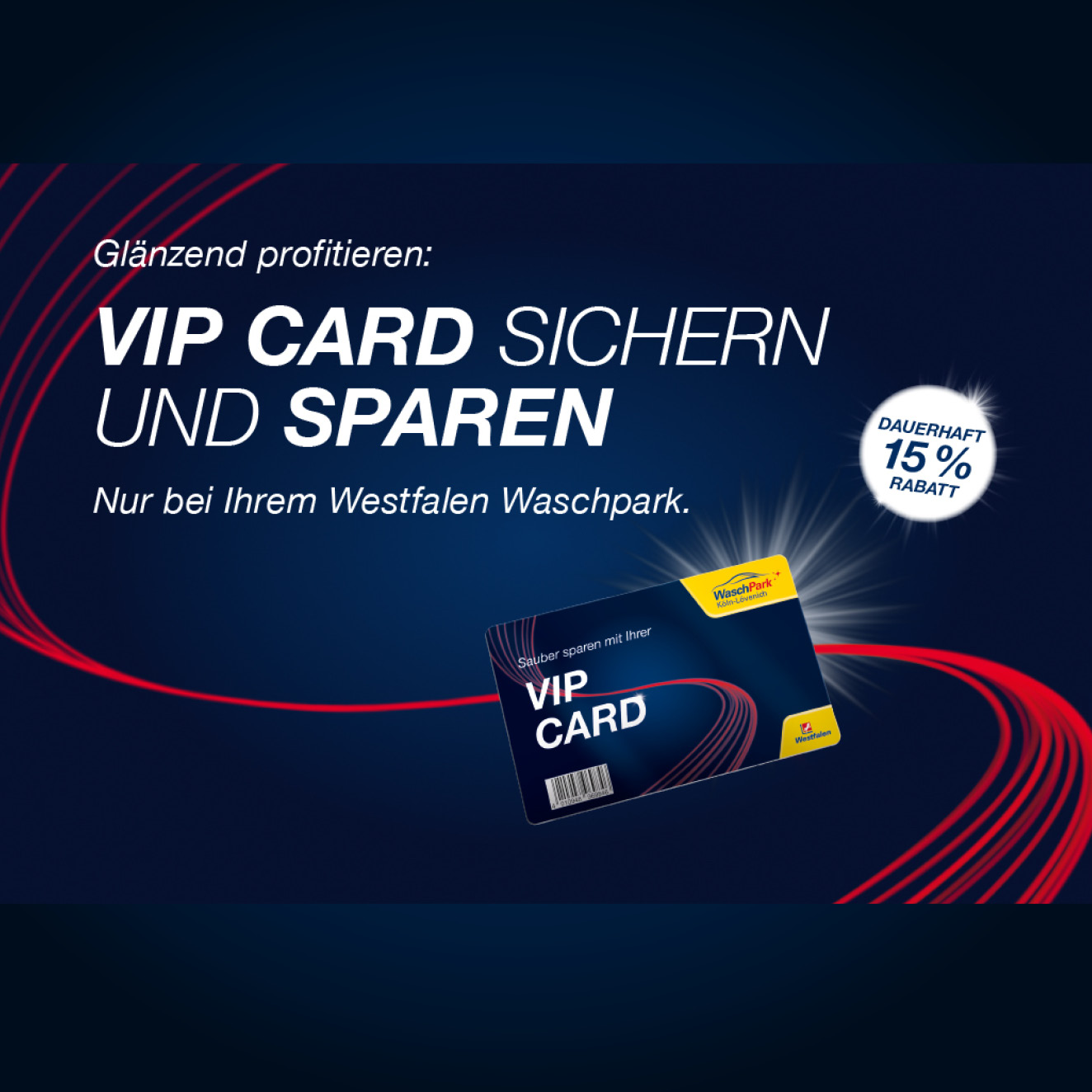 Westfalen Waschpark Vip Card Angebot